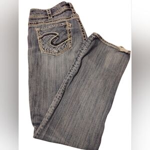 Stylish Silver Women Jeans